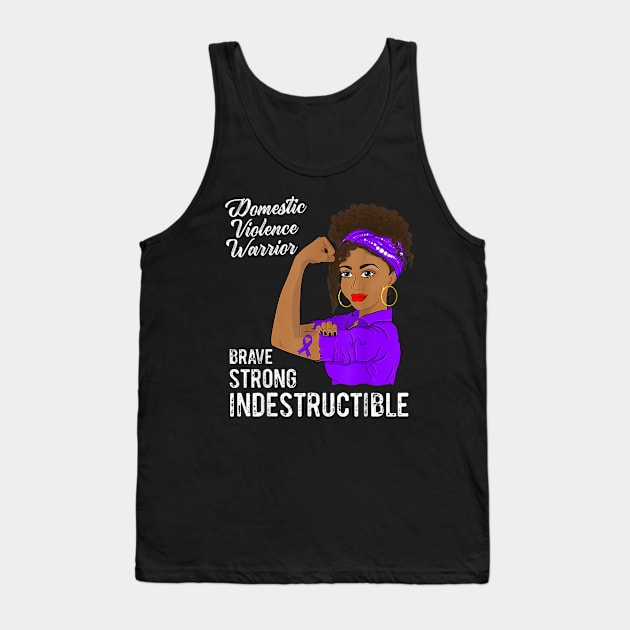 Domestic Violence Awareness Tank Top by sevalyilmazardal